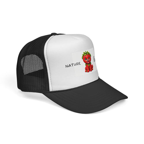 strawberry puppy trucker Cap